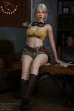 Agnes - Grey Hair Full Silicone Love Doll - 162cm/5.3ft