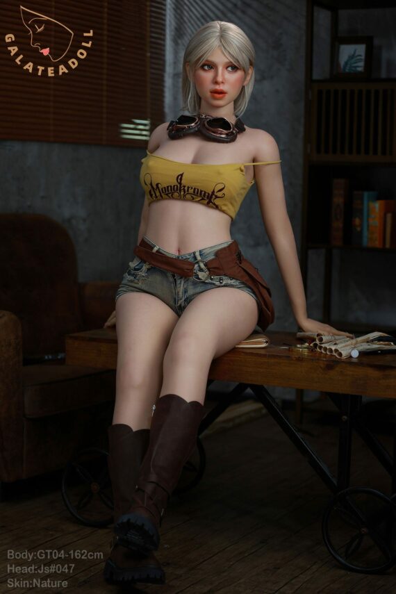 Agnes - Grey Hair Full Silicone Love Doll - 162cm/5.3ft