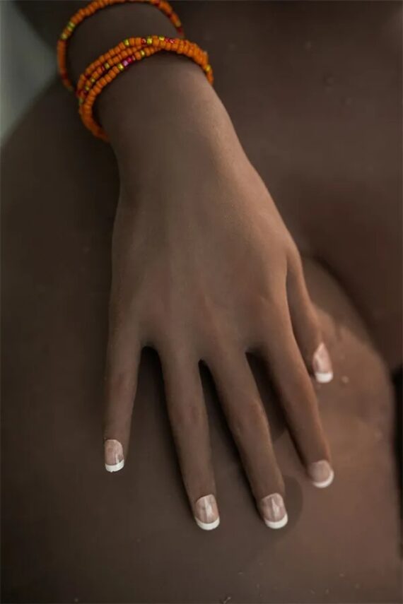 Iani - Black BBW Sexy Sex Doll with Silicone Head - 163cm/5ft4