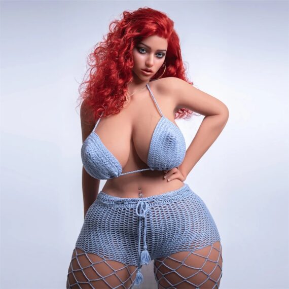 Mily - Big Ass BBW Sex Doll with Curl Funky Hair - 163cm/5ft4
