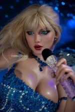 Lynch - Celebrity Blonde Superstar ROS Silicone Sex Doll - 157cm/5ft2