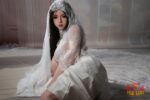 Sims - Realistic Asian Bride Silicone Sex Doll - 164cm/5ft5