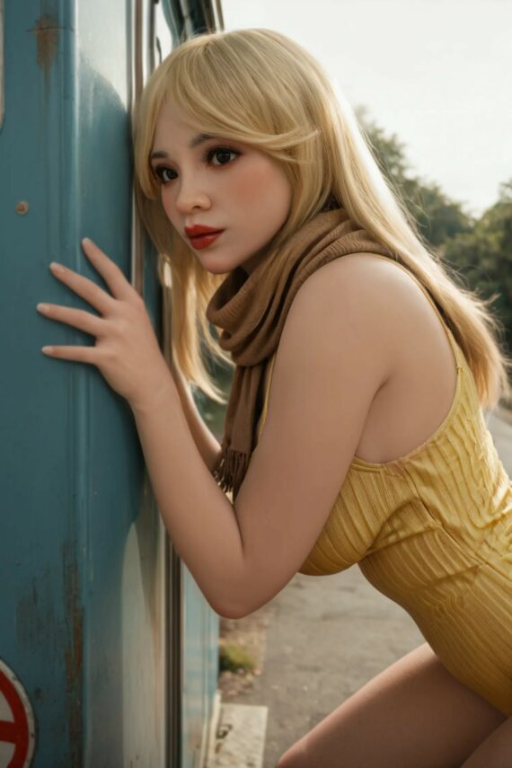 Beta - AI Blonde Sex Doll with Silicone Head - 166cm/5ft5