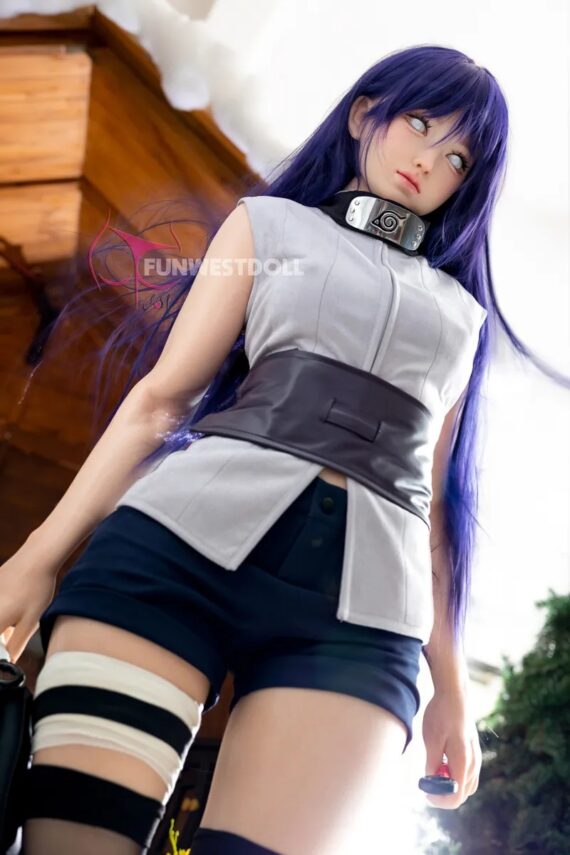 Hyuga Hinata – Naruto Anime Full Silicone Sex Doll - 159cm/5ft3