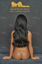 Laitina - Black Realistic Full Silicone Sex Doll - 161cm/5ft3