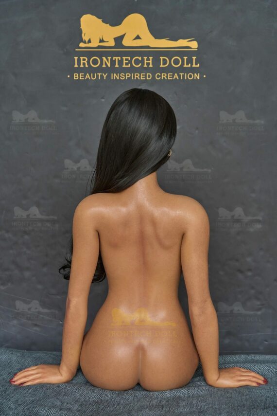 Laitina - Black Realistic Full Silicone Sex Doll - 161cm/5ft3