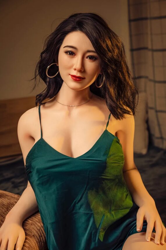 Hao - Granny Milf Sex Doll with Silicone Head - 163cm/5ft4