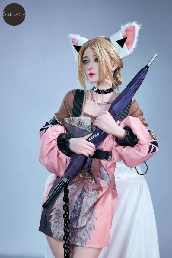 Luli - Blonde CosPlay Sex Doll with Silicone Head - 171cm/5ft8