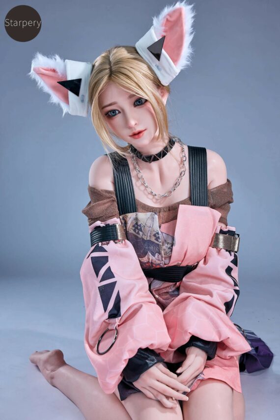 Luli - Blonde CosPlay Sex Doll with Silicone Head - 171cm/5ft8