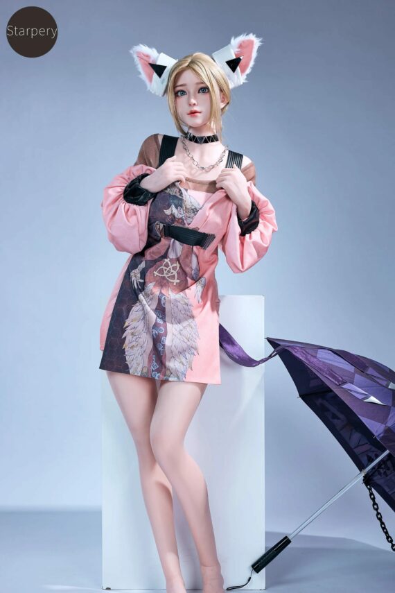 Luli - Blonde CosPlay Sex Doll with Silicone Head - 171cm/5ft8