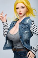 Android 18 - Anime Full Silicone Sex Doll from Dragon Ball - 159cm/5ft3