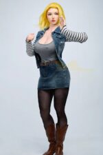 Android 18 - Anime Full Silicone Sex Doll from Dragon Ball - 159cm/5ft3