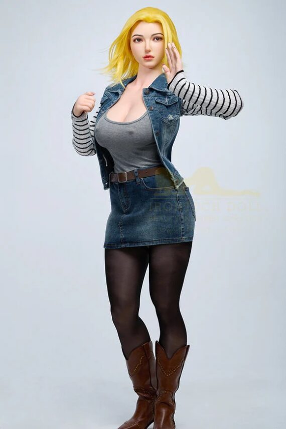 Android 18 - Anime Full Silicone Sex Doll from Dragon Ball - 159cm/5ft3
