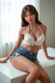 Olive - Realistic Tanned Sex Doll with Green Eyes - 150cm/4ft11