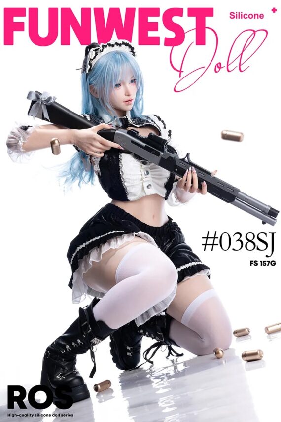 Nikke  - Cosplay Maid Full Silicone Sex Doll - 157cm/5ft2