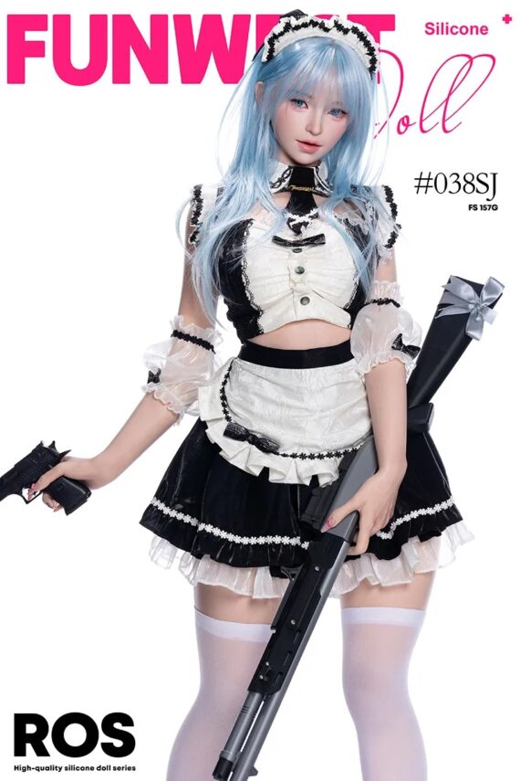 Nikke  - Cosplay Maid Full Silicone Sex Doll - 157cm/5ft2