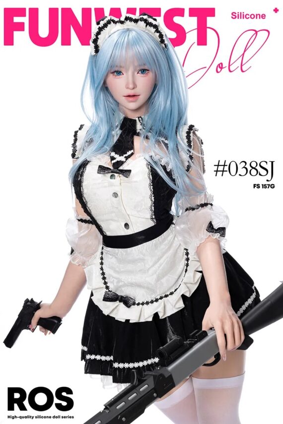 Nikke  - Cosplay Maid Full Silicone Sex Doll - 157cm/5ft2