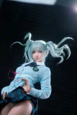 Miku - Anime Cosplay Full Silicone Sex Doll - 159cm/5ft3