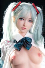 Miku - Anime Cosplay Full Silicone Sex Doll - 159cm/5ft3