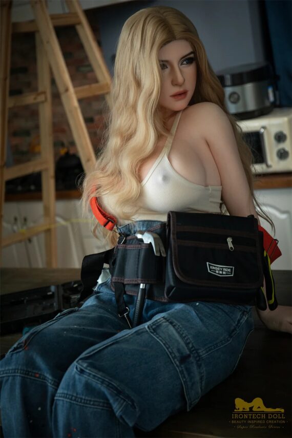 Flora -Blonde  Full Silicone Sex Doll - 165cm/5ft5