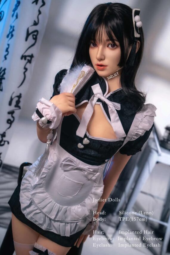 Lynn - Flat Chest Cosplay Sex Doll with Silicone Head - 157cm/5ft2