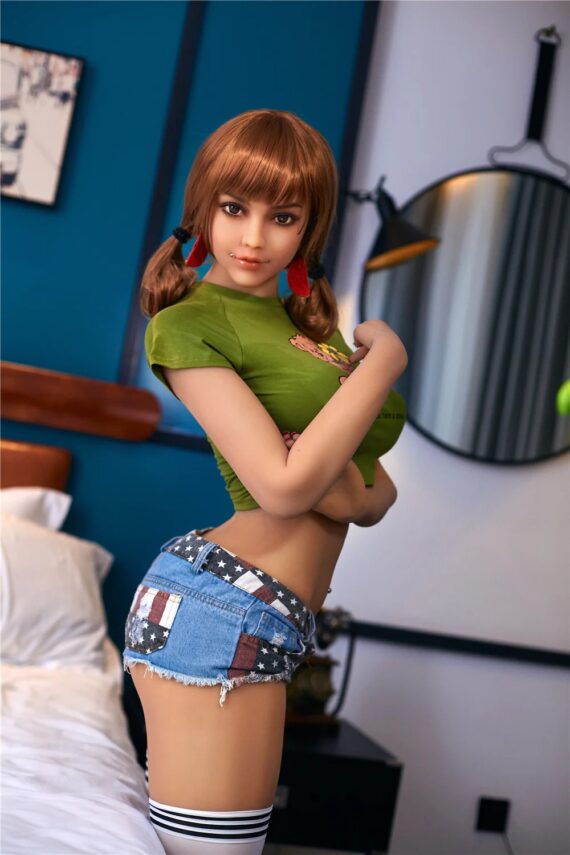 Crystal - Real Girl Sex Doll with Brown Hair - 159cm/5ft2