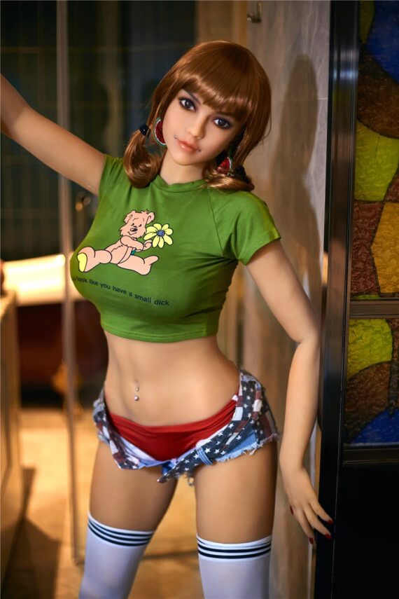 Crystal - Real Girl Sex Doll with Brown Hair - 159cm/5ft2