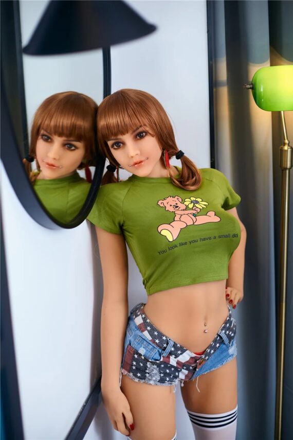 Crystal - Real Girl Sex Doll with Brown Hair - 159cm/5ft2