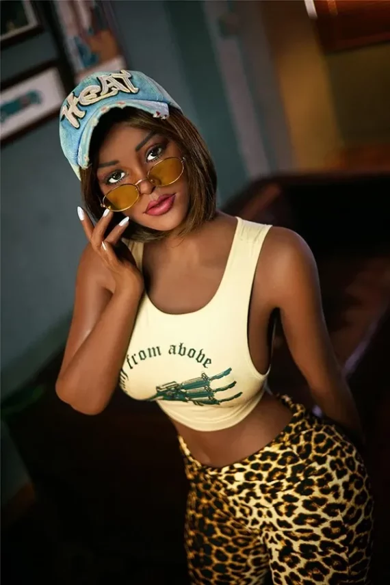Candace - Black TPE Sex Doll with Short Hair - 164cm/5ft4