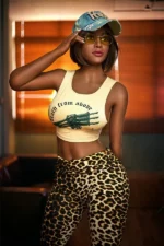 Candace - Black TPE Sex Doll with Short Hair - 164cm/5ft4