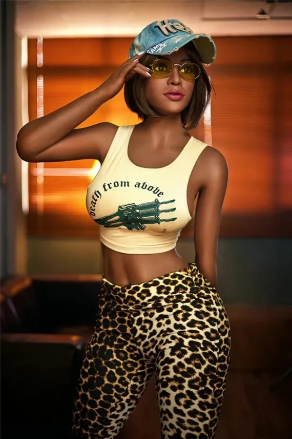 Candace - Black TPE Sex Doll with Short Hair - 164cm/5ft4