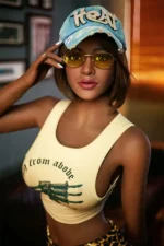 Candace - Black TPE Sex Doll with Short Hair - 164cm/5ft4