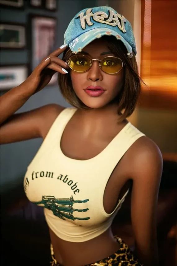 Candace - Black TPE Sex Doll with Short Hair - 164cm/5ft4