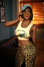 Candace - Black TPE Sex Doll with Short Hair - 164cm/5ft4