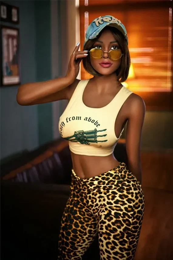 Candace - Black TPE Sex Doll with Short Hair - 164cm/5ft4