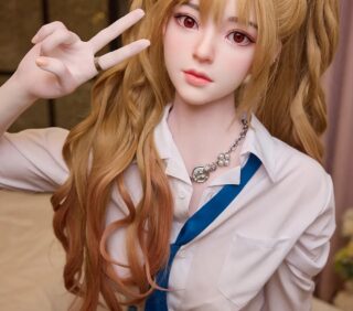 Mellor - Asian Cosplay Sex Doll with Silicone Head - 163cm/5ft4