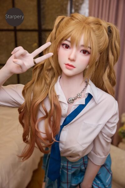 Mellor - Asian Cosplay Sex Doll with Silicone Head - 163cm/5ft4