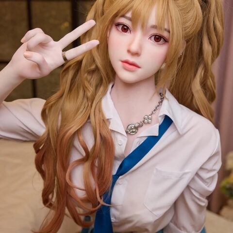 Mellor - Asian Cosplay Sex Doll with Silicone Head - 163cm/5ft4
