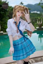Mellor - Asian Cosplay Sex Doll with Silicone Head - 163cm/5ft4