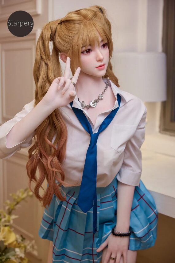 Mellor - Asian Cosplay Sex Doll with Silicone Head - 163cm/5ft4