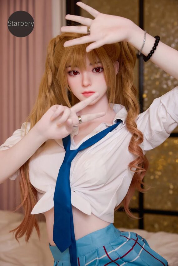 Mellor - Asian Cosplay Sex Doll with Silicone Head - 163cm/5ft4