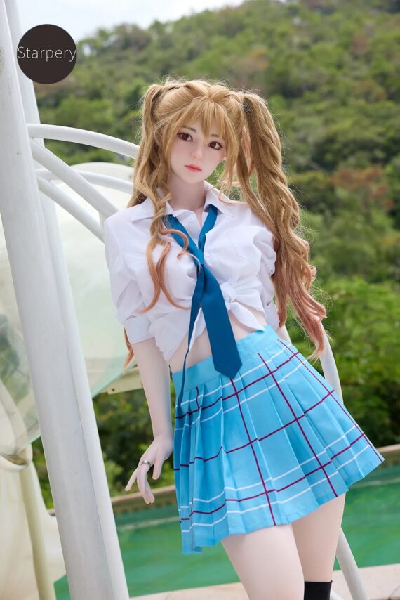 Mellor - Asian Cosplay Sex Doll with Silicone Head - 163cm/5ft4