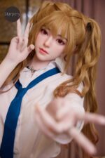 Mellor - Asian Cosplay Sex Doll with Silicone Head - 163cm/5ft4