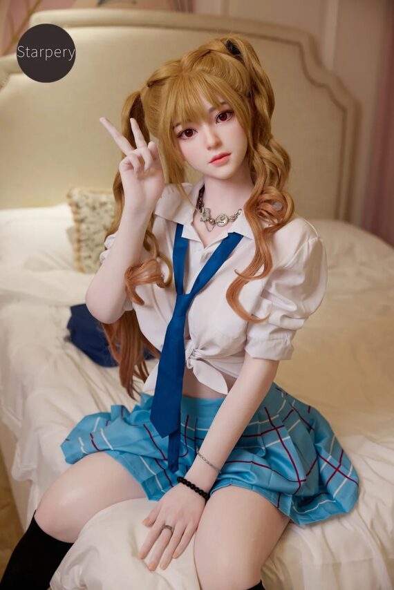 Mellor - Asian Cosplay Sex Doll with Silicone Head - 163cm/5ft4
