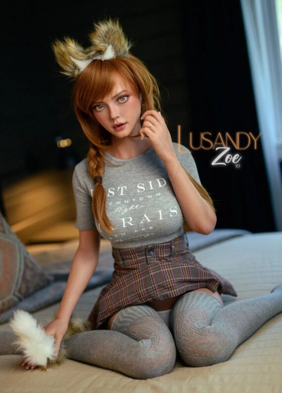 Zoe - Slim Vulpine Full Silicone Sex Doll 161cm/5ft3