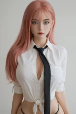 Collier - Big Breast Sex Doll with Pink Hair - 160cm/5ft3
